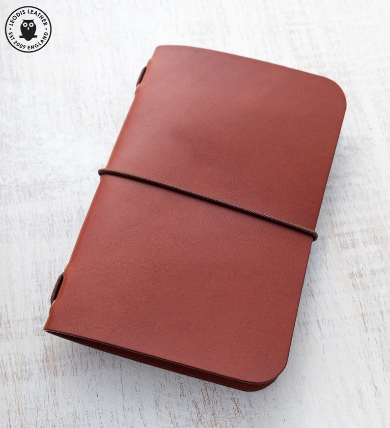 Leather Midori Passport Traveller's Notebook Cover, Made to Order image 4