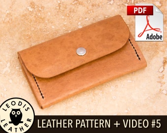 Build Along Leather Pattern 5: Compact Purse/Wallet