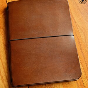 Leather Moleskine XL Cahier Notebook Cover, Made to Order image 2