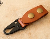 Leather Snap Hook Keyring Hanger (Newton)