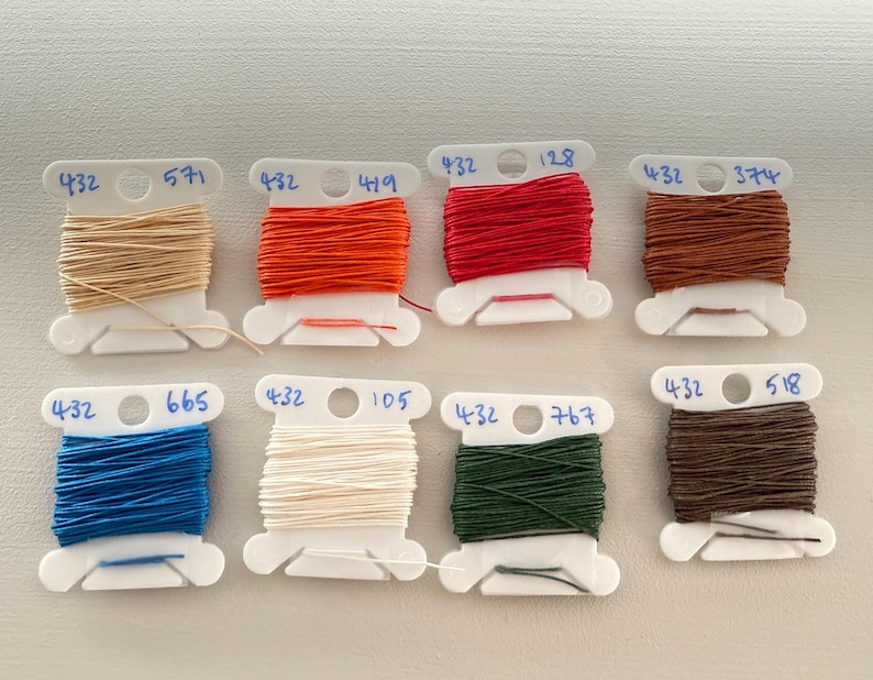 Fil Au Chinois Lin Cable - Waxed Cable Linen Thread for Leatherwork (5m) image 3