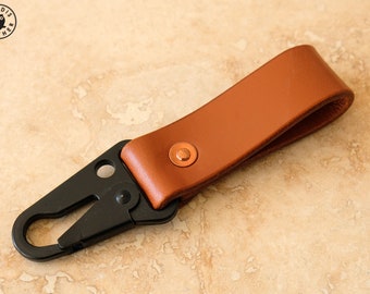 Leather Snap Hook Keyring Hanger (Newton)