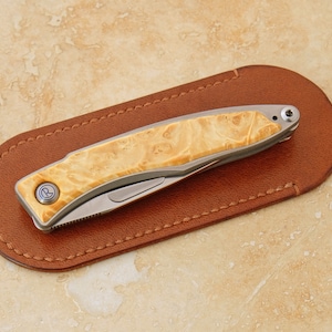 Leather Slip Case for Chris Reeve Knives image 3