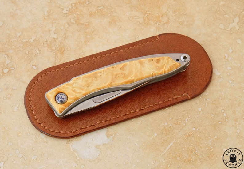 Leather Slip Case for Chris Reeve Knives image 3