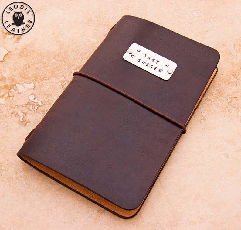 Leather Field Notes or Moleskine Cahier Notebook Cover, Made to Order image 4