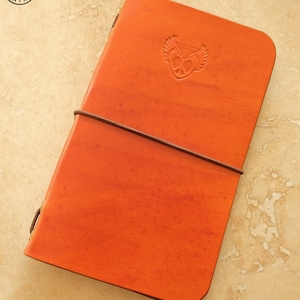 Leather Field Notes or Moleskine Cahier Notebook Cover (Peace Heart)