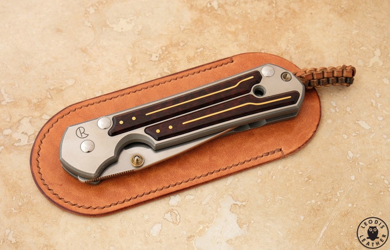 Leather Slip Case for Chris Reeve Knives image 2