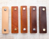 Leather Shopping Bag Handles (pair)