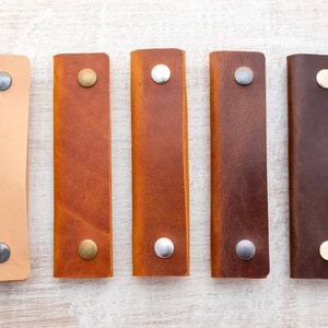 Leather Shopping Bag Handles (pair)