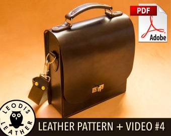 Build Along Leather Pattern 4: Messenger Bag