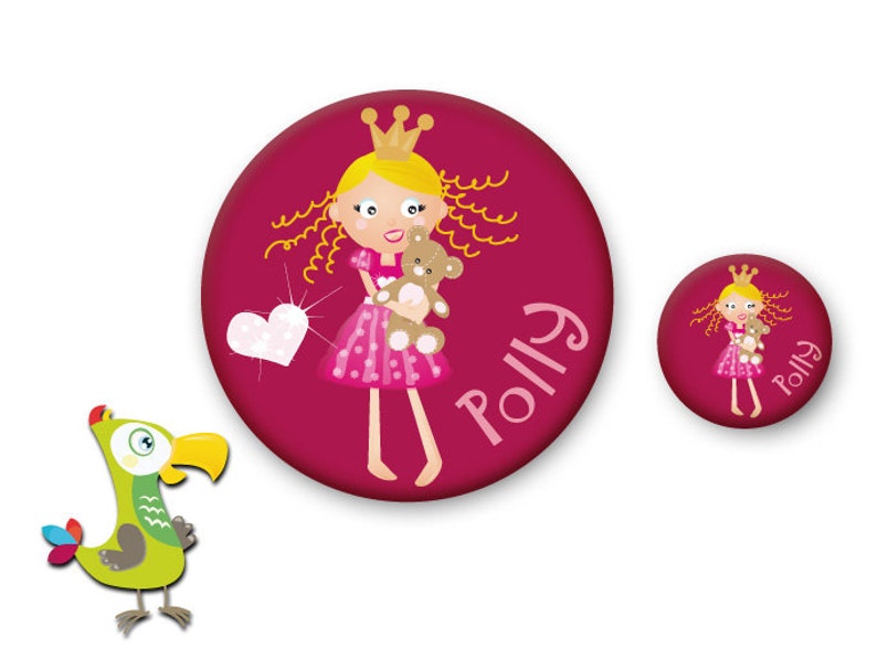 Prinzessin Button und Spiegelset Bild 1