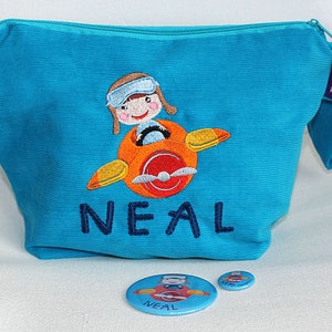 Small cosmetic bag or diaper bag image 1