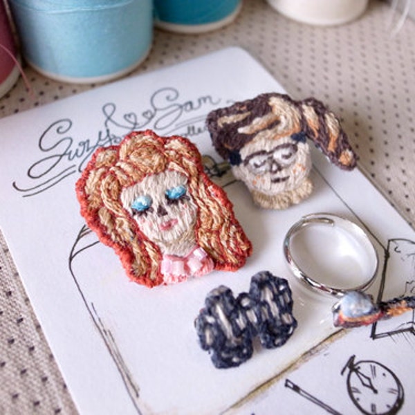 Wild Adventure with Suzy Bishop & Sam Shakusky  Brooch on Moonrise kingdom