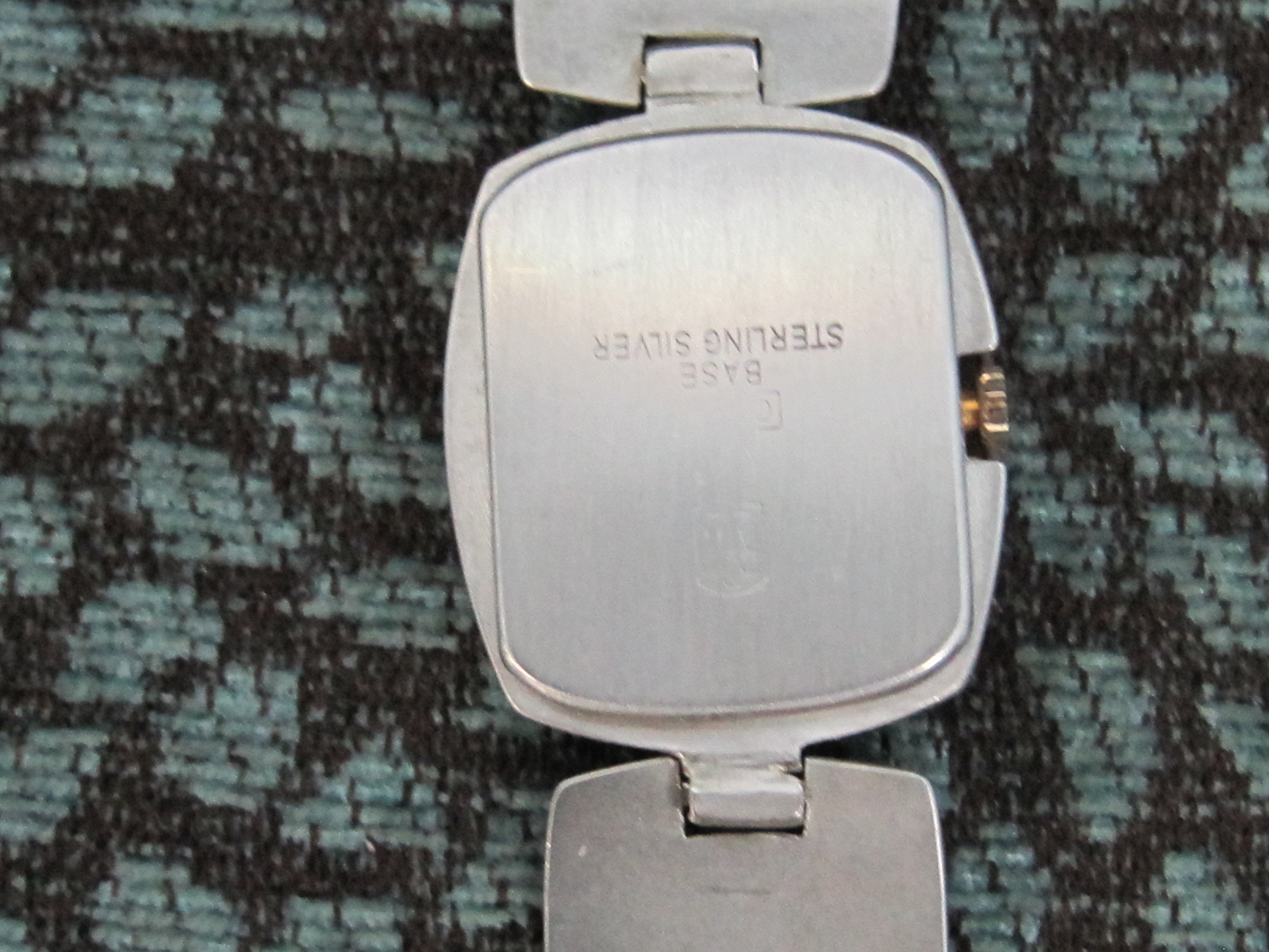 Vintage Baylor Womens Watch .925 Sterling Silver Oval Watch A Beautiful Ladies Vintage Baylor 1960 main image 2