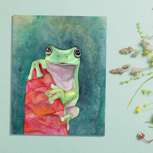 Kawaii Frog Prince Photographic Print for Sale by Paintingpixel