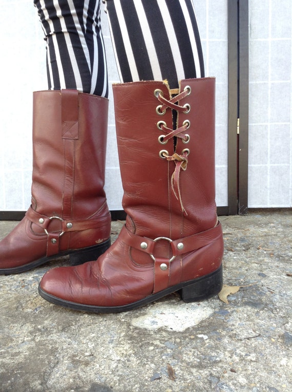 oxblood color boots