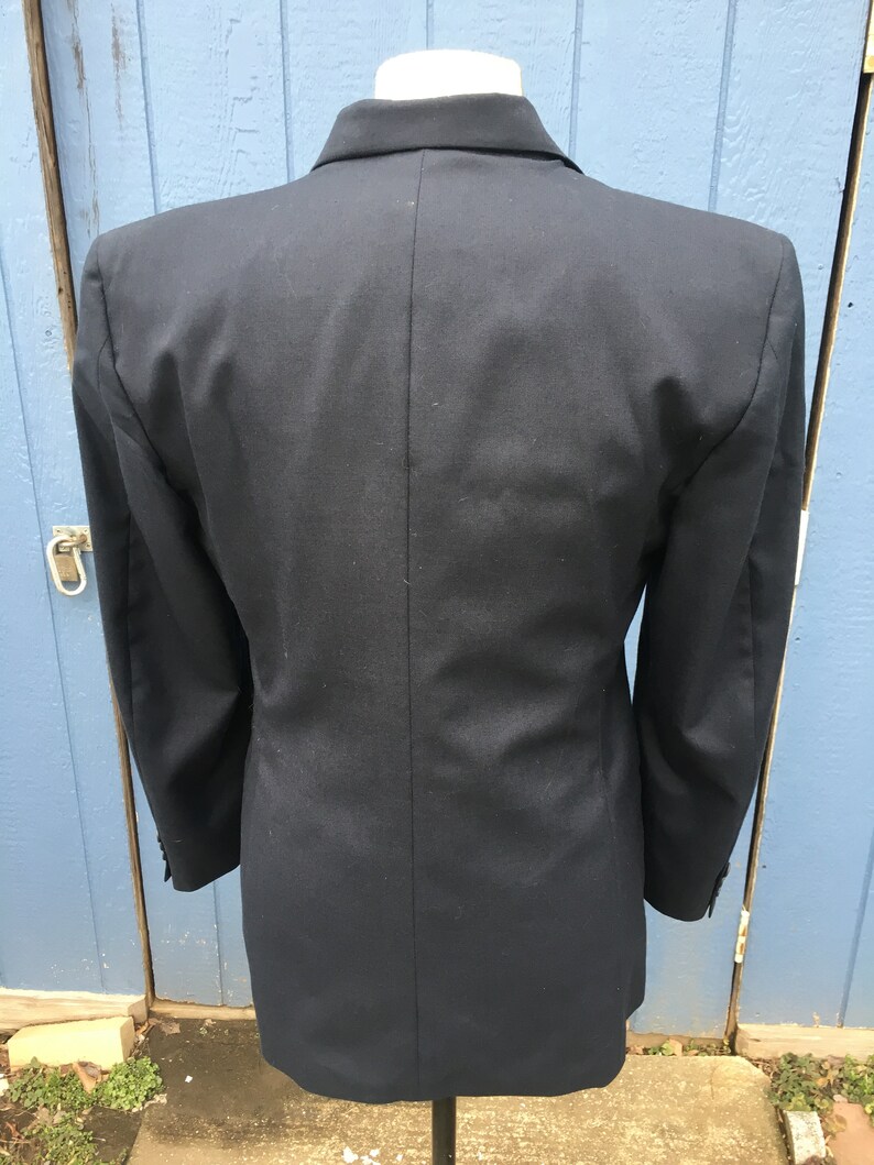 Mod Suit Navy Blue Double Breast 2 Piece Suit