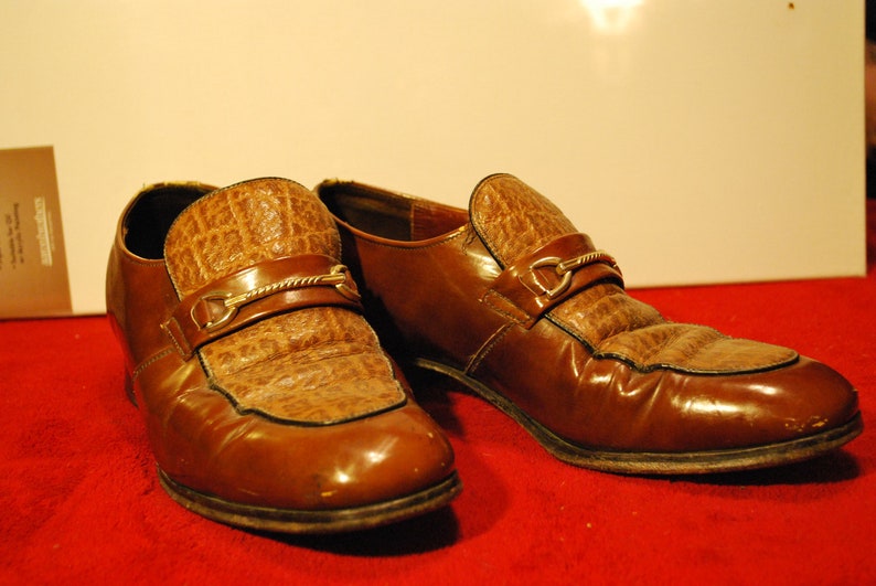 Alligator Patent Leather Loafers