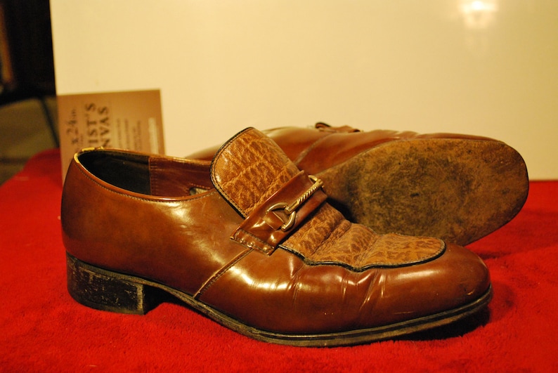 Alligator Patent Leather Loafers