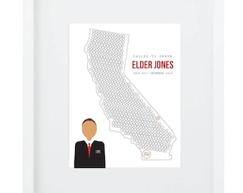 SOLO DIGITAL - Cuenta regresiva para misioneros ancianos de 8,5 x 11 pulgadas