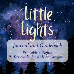 Little Lights Kids Journal – Interactive Digital PDF + Print‑Ready Letter & A4 Files | Inspirational Gift