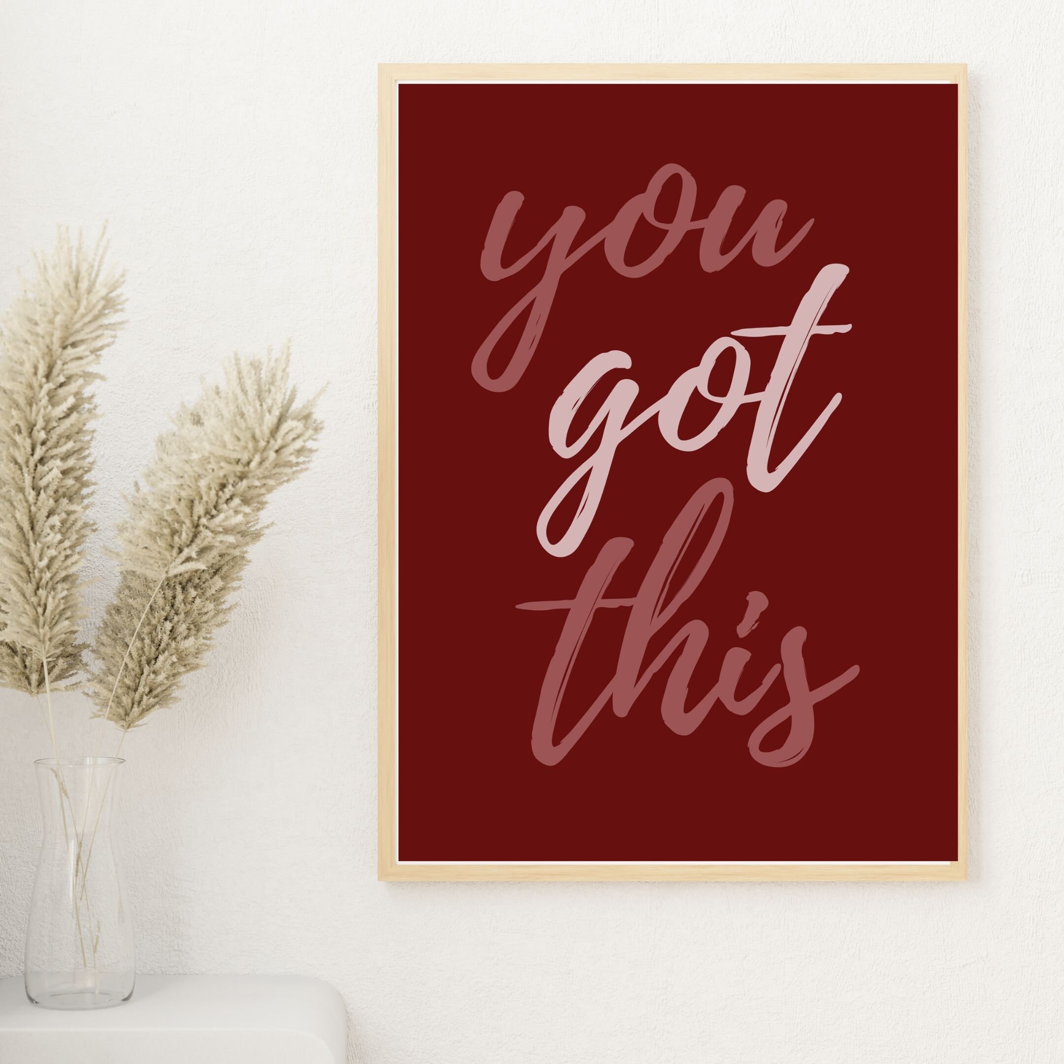 Printable AFFIRMATION WALL Art,inspirational Quotes,inspirational Wall ...