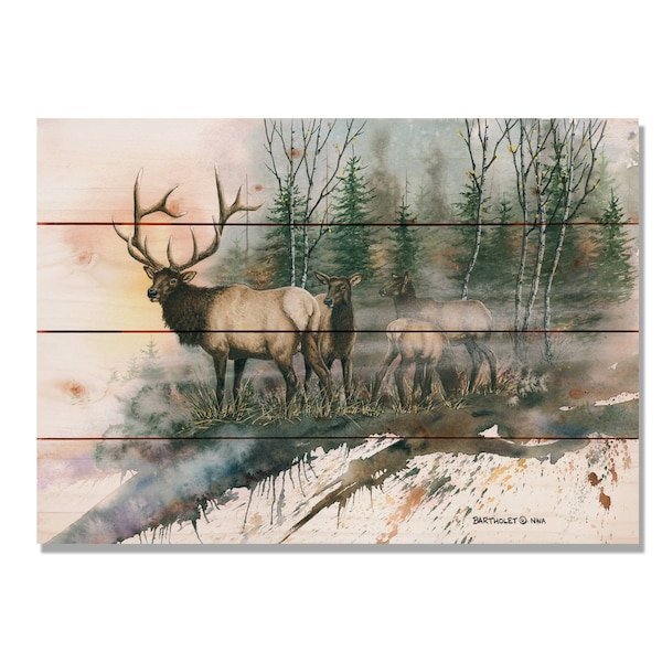 Elk Painting Etsy