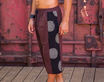 Man Harem Shorts, men's clothing bohemian, hippie clothes, Burner pants, yoga pants, harem pants, man festival clothing, man shorts