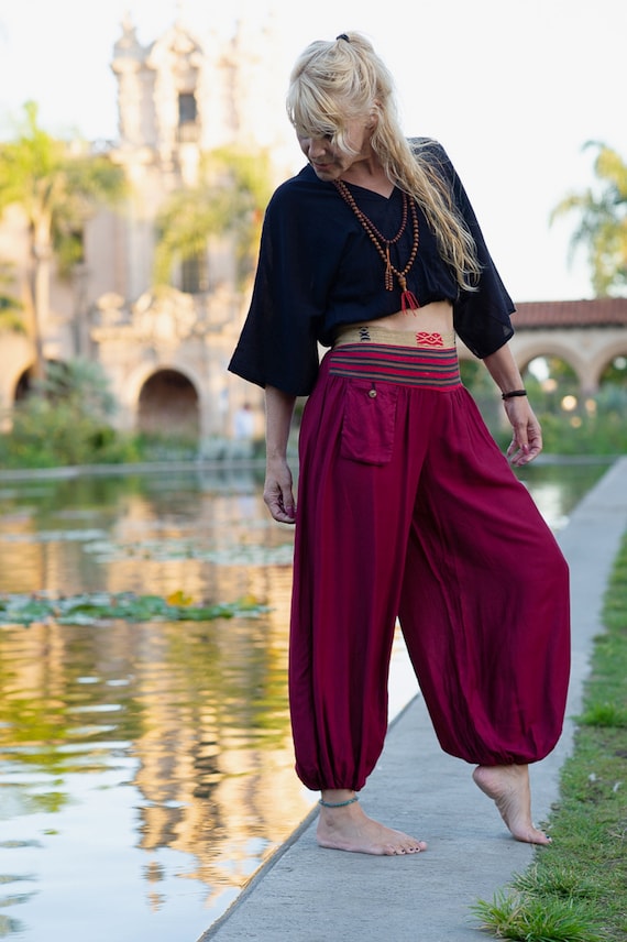 Harem Pants Women ,music Festival Pants, Elephant Pants, Harem