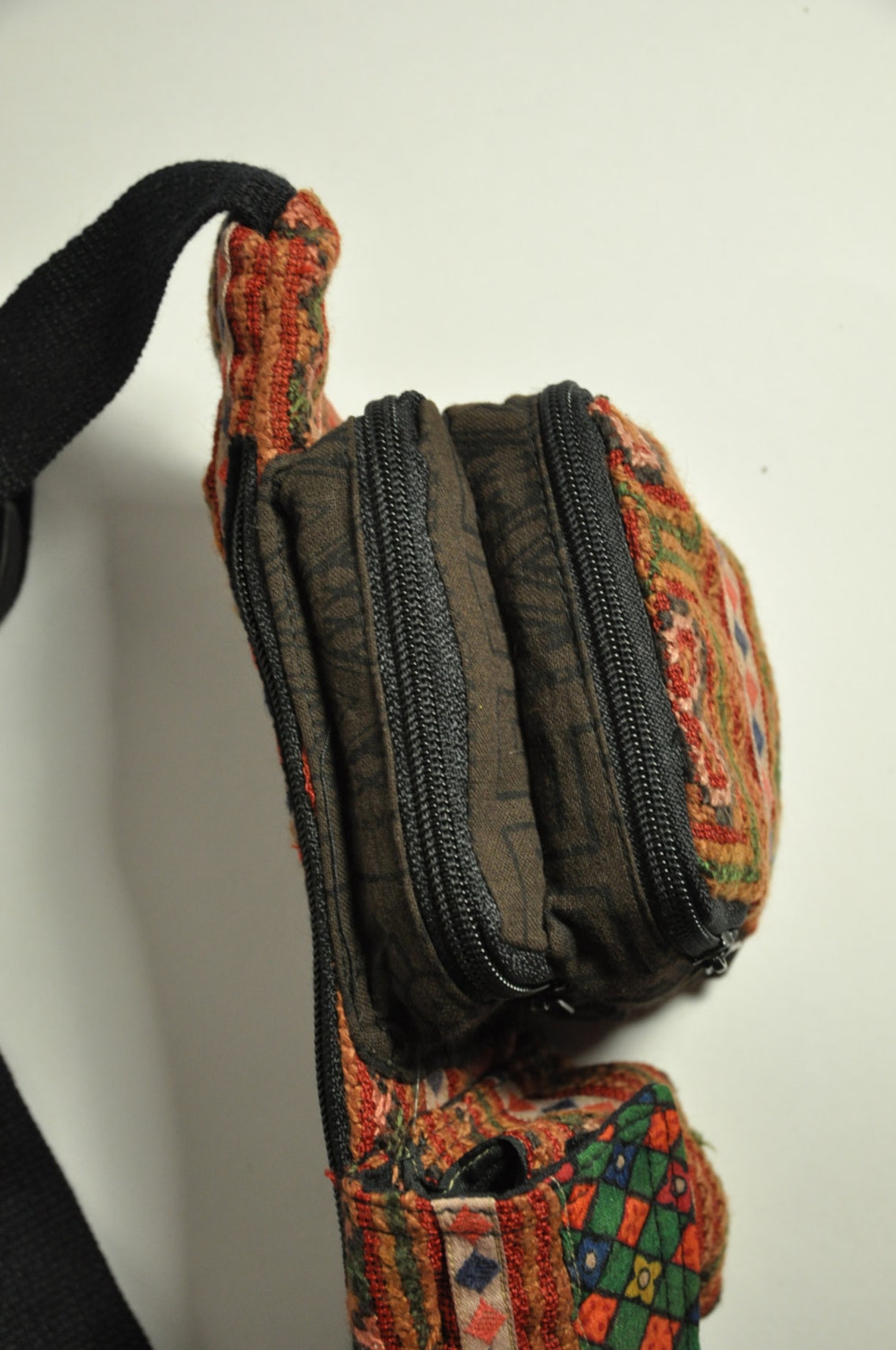 Boho Belt Bag Embroidered Bag Tribal Belt Bag Ethnic Belt Etsy