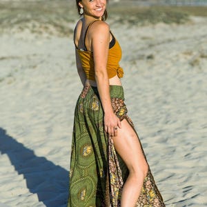 Harem Pants, Belly Dance, Yoga Pants, Vacation Wear, Renaissance Clothing, Olive Green, Festival Outfit, Hippie Pants, Bohemian Bottoms