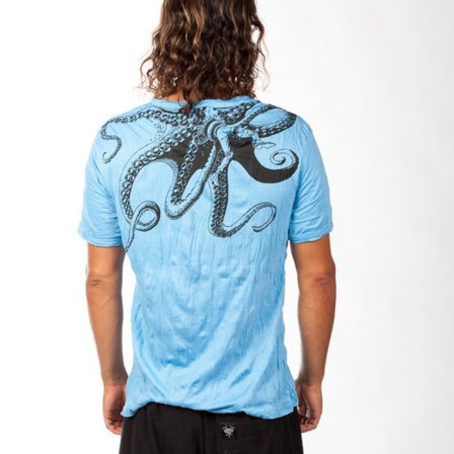 Octopus Men's T-shirt Printed T-shirt 