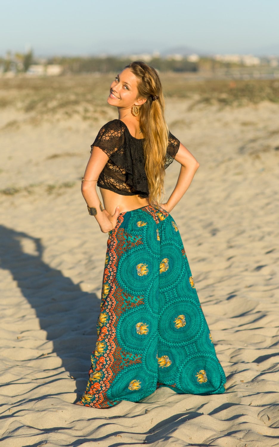 Bohemian Pants Music Festival Pants Open Leg Pants Harem Etsy