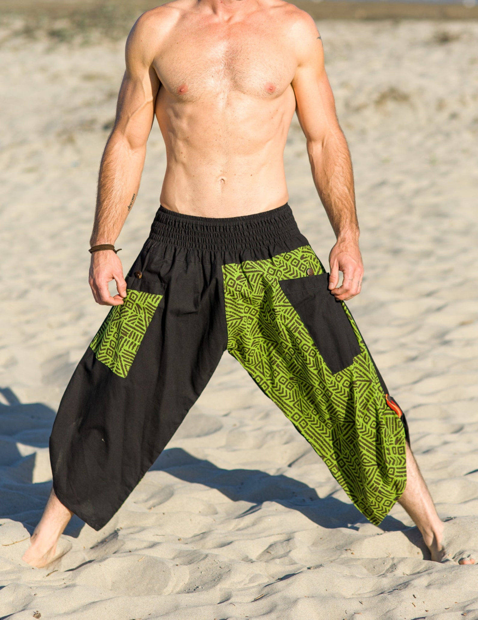 Mens Harem Pants Samurai Pants Meditation Pants Flow Pants Etsy