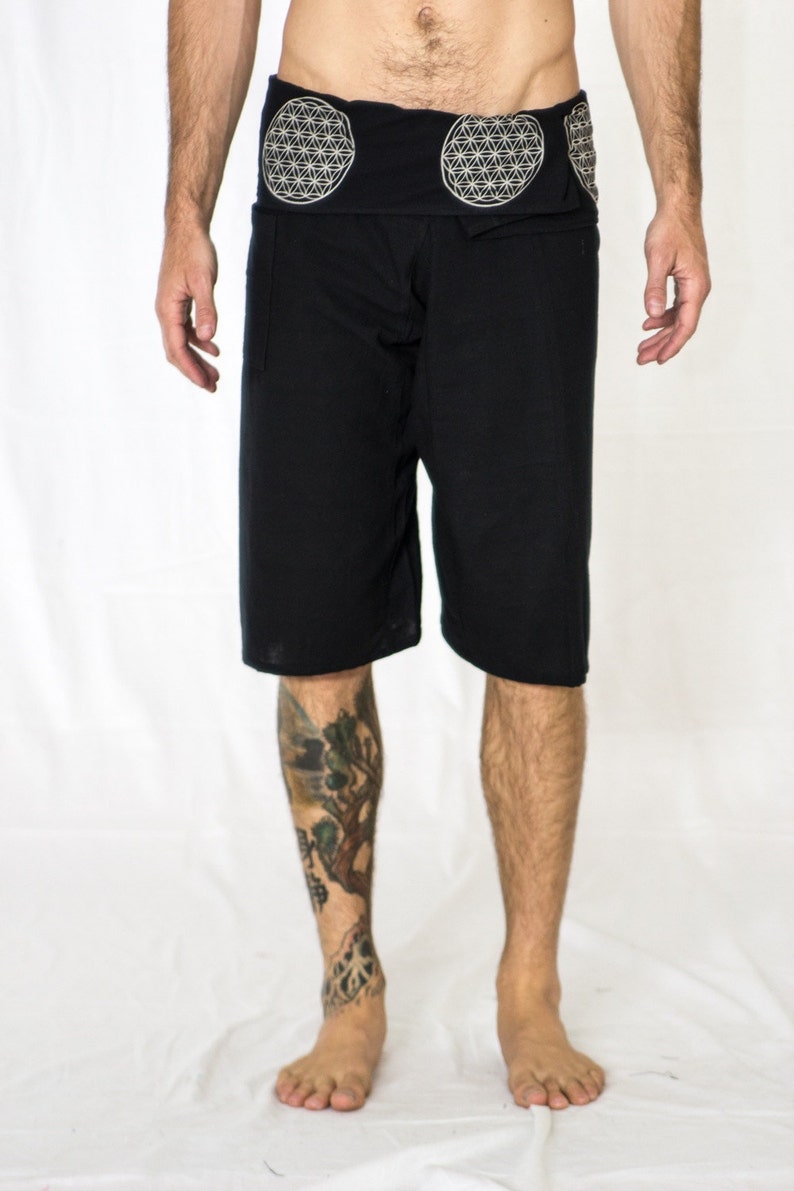 Tribal Pants Meditation Pants Festival Shorts for Mens Etsy