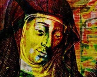 Hildegard Von Bingen Mystic, Composer, Doctor of the Church Beautiful Poster.