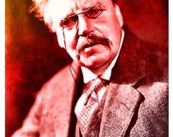 G.K. Chesterton Inspirational Quote 11”x17” Poster