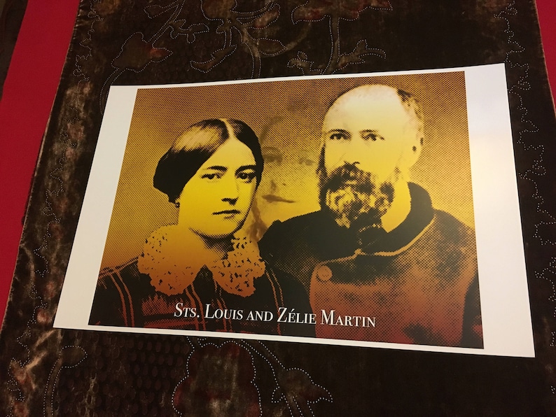Sts Louis and Zelie Martin Beautiful 11x17 Inches Poster. New and ...