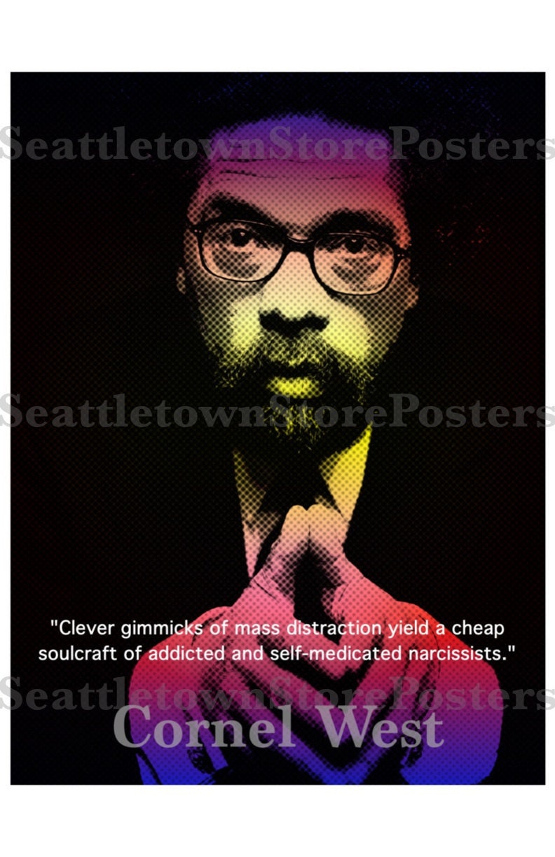 Dr. Cornel West Inspirational Digital Poster - Etsy