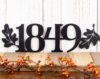 Outdoor Sign Address Plaque Vertical Outdoor House Number Metal Sign 7.16x20 Address Sign 3 Digit Signage Black