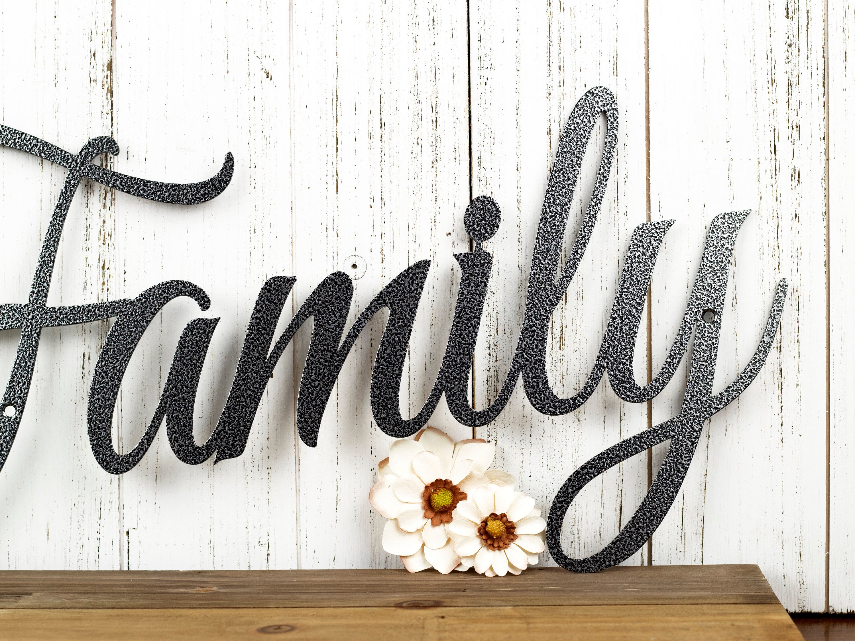 Family Metal Sign, Metal Wall Art, Wall Hanging, Metal Wall Decor