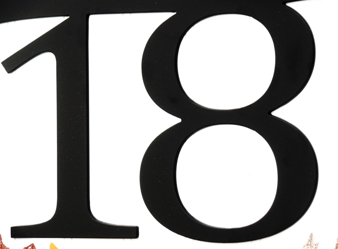Custom Mountain House Number Metal Sign Black 17x13 Etsy Custom Mountain House Number Metal Sign Black 17x13 Etsy