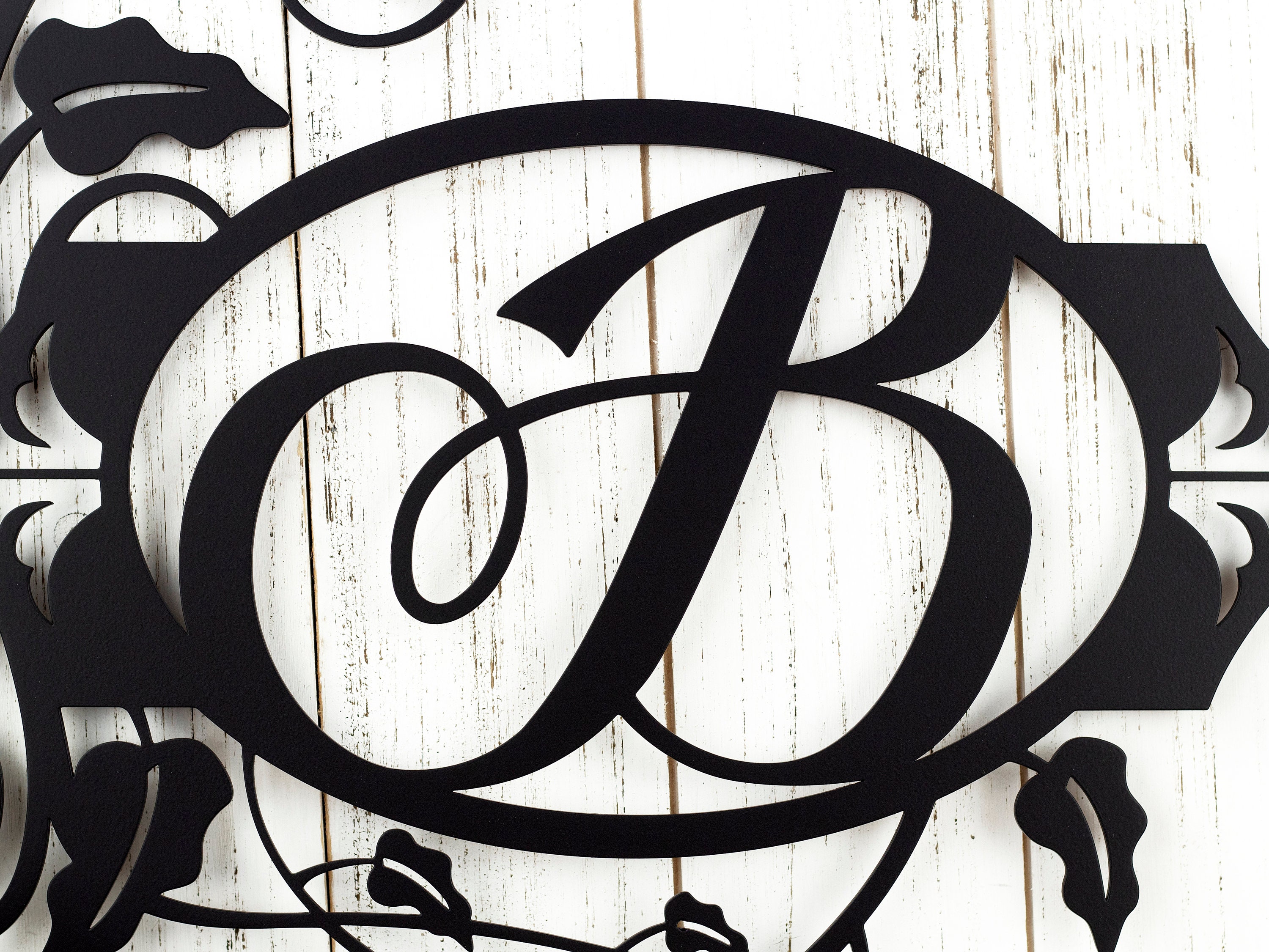 Monogram Sign Metal Sign Personalized Sign Outdoor Sign Etsy