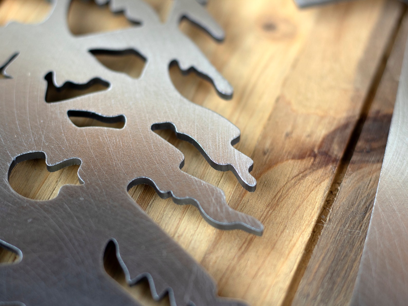 Rustic Metal House Number Sign With Pine Trees Address Etsy