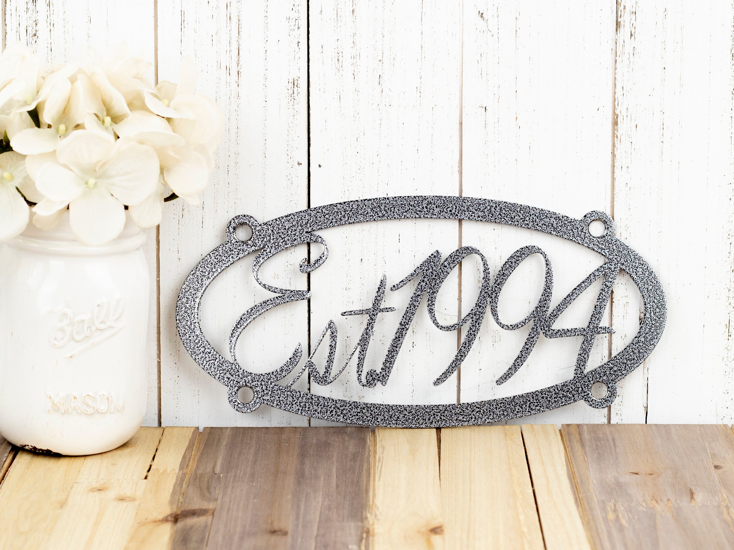 Established Metal Sign Family Established Custom Metal