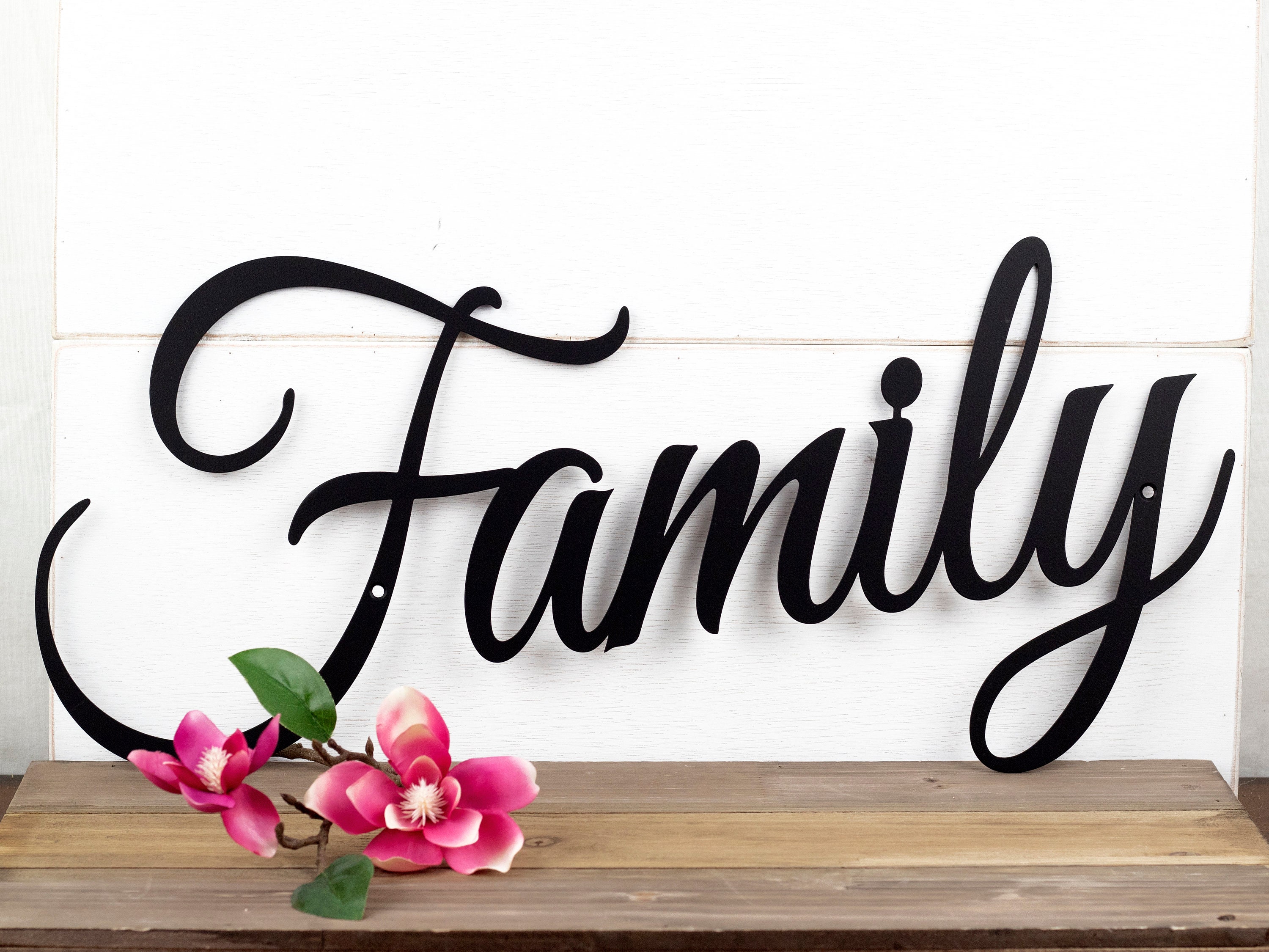 Family Metal Sign, Metal Wall Art, Wall Hanging, Metal Wall Decor
