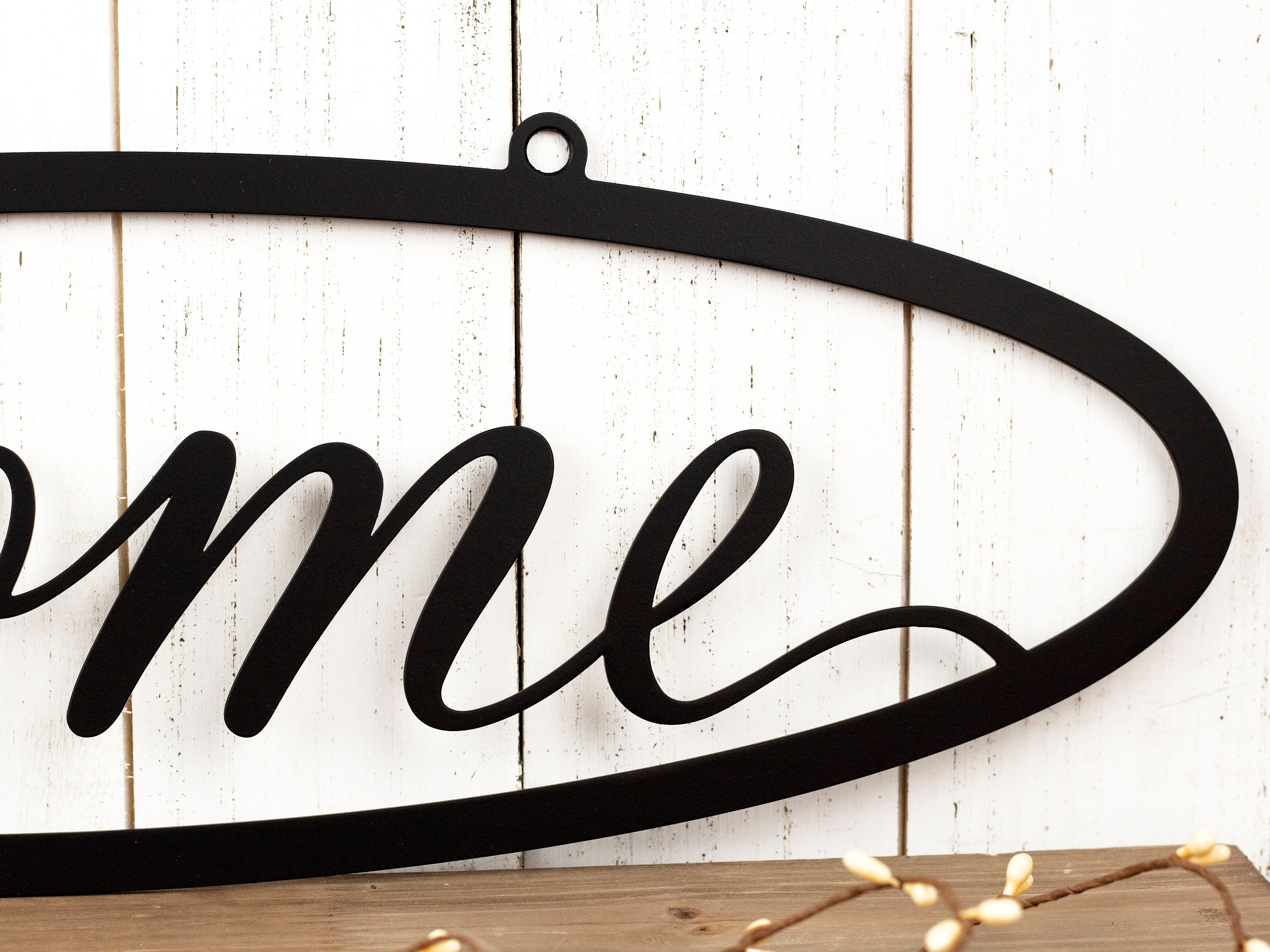 Metal Home Sign, Metal Wall Art, Outdoor Sign, Metal Wall Decor, Home