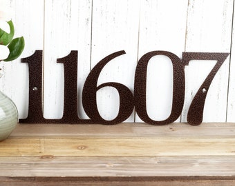 Metal House Number | Custom Metal Sign | House Numbers Sign | Address Sign | Address Plaque | Custom Sign | Outdoor Sign