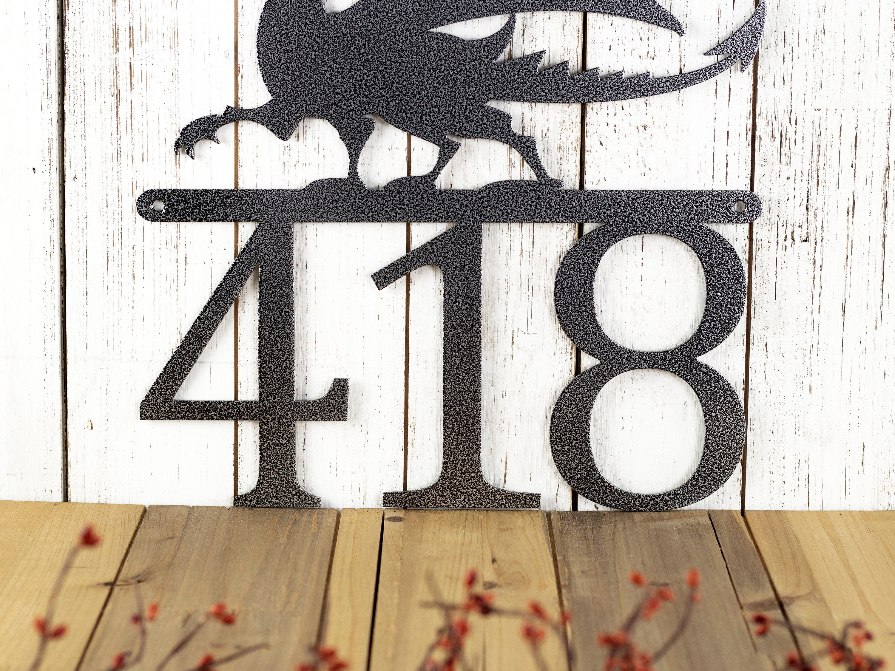 Dragon Address Signs For House, Metal Signs Outdoors, Exterior House