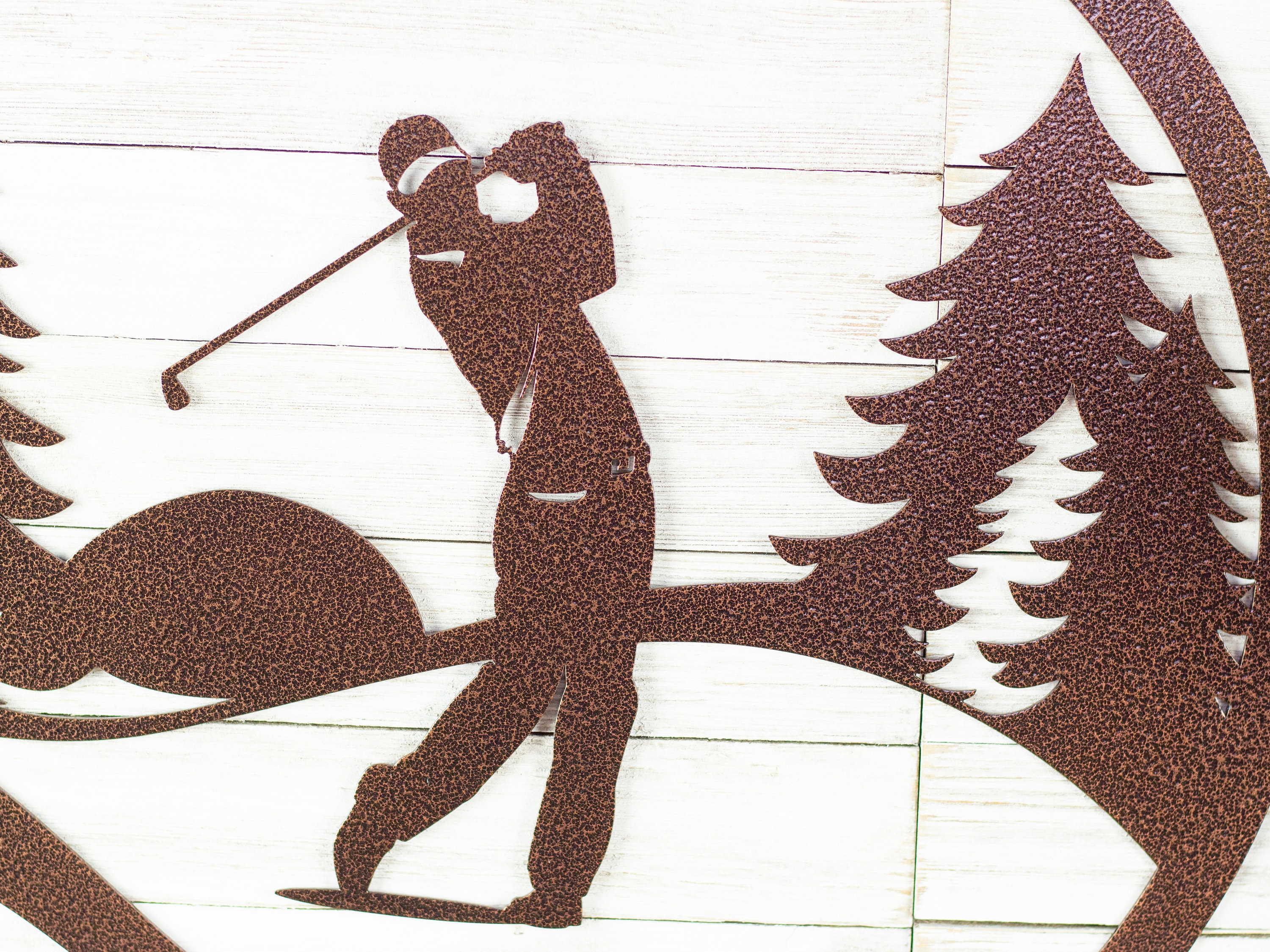 Golf Metal Wall Art / Fathers Day Gift / Golf Decor / Metal Etsy